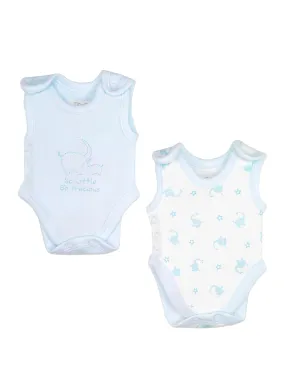 2 Pack Incubator Vests - Blue Elephant & Star