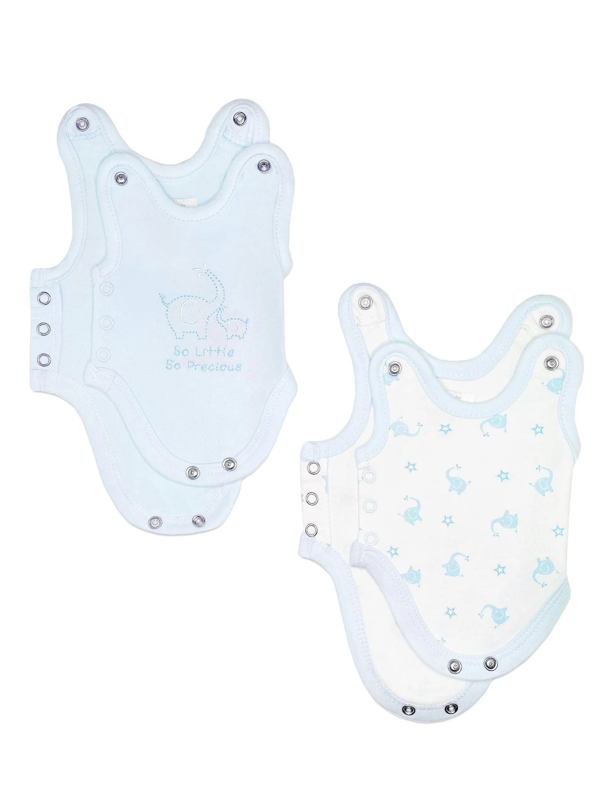 2 Pack Incubator Vests - Blue Elephant & Star