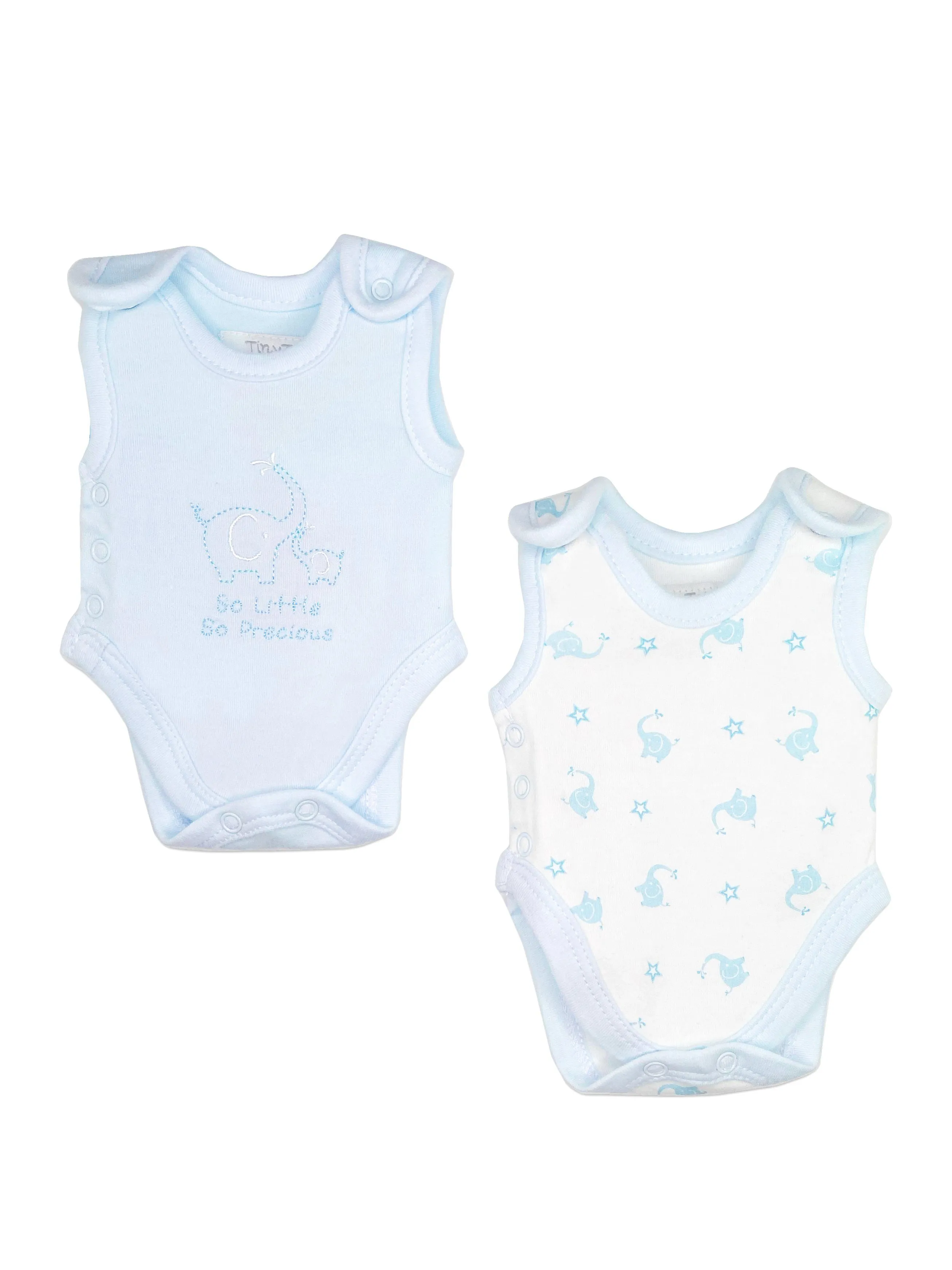 2 Pack Incubator Vests - Blue Elephant & Star