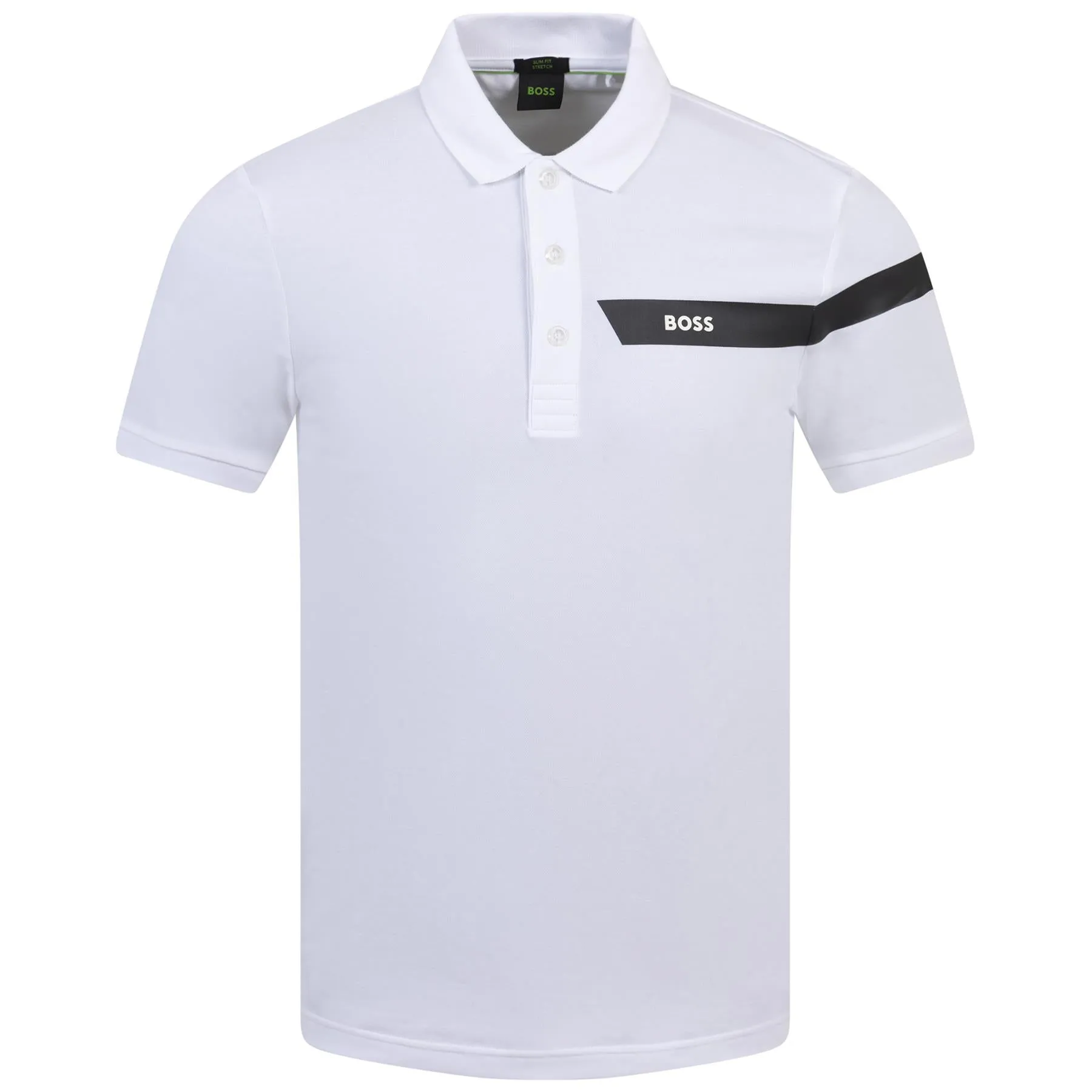 Paule Cotton Jersey Slim Fit Polo White - W23