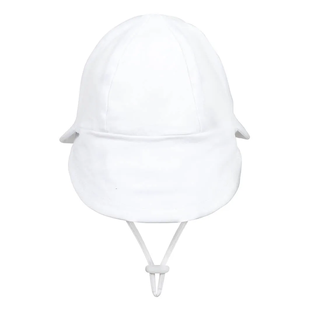 Bedhead Baby Legionnaire Flap Sunhat - White