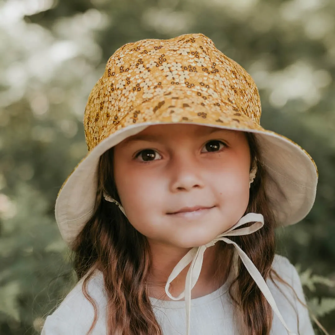 Bedhead Wanderer Linen Bucket Sunhat - Farah/Flax