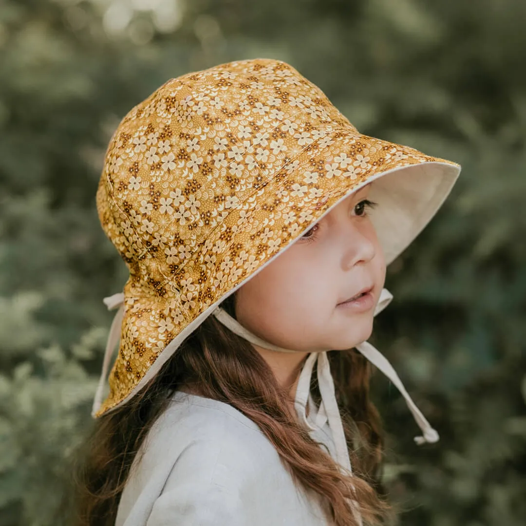 Bedhead Wanderer Linen Bucket Sunhat - Farah/Flax