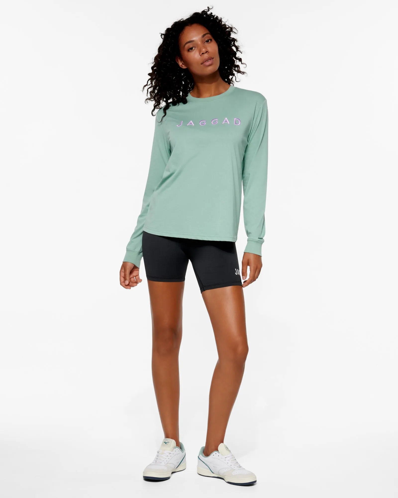 BLOCK CLASSIC LONG SLEEVE TEE SAGE