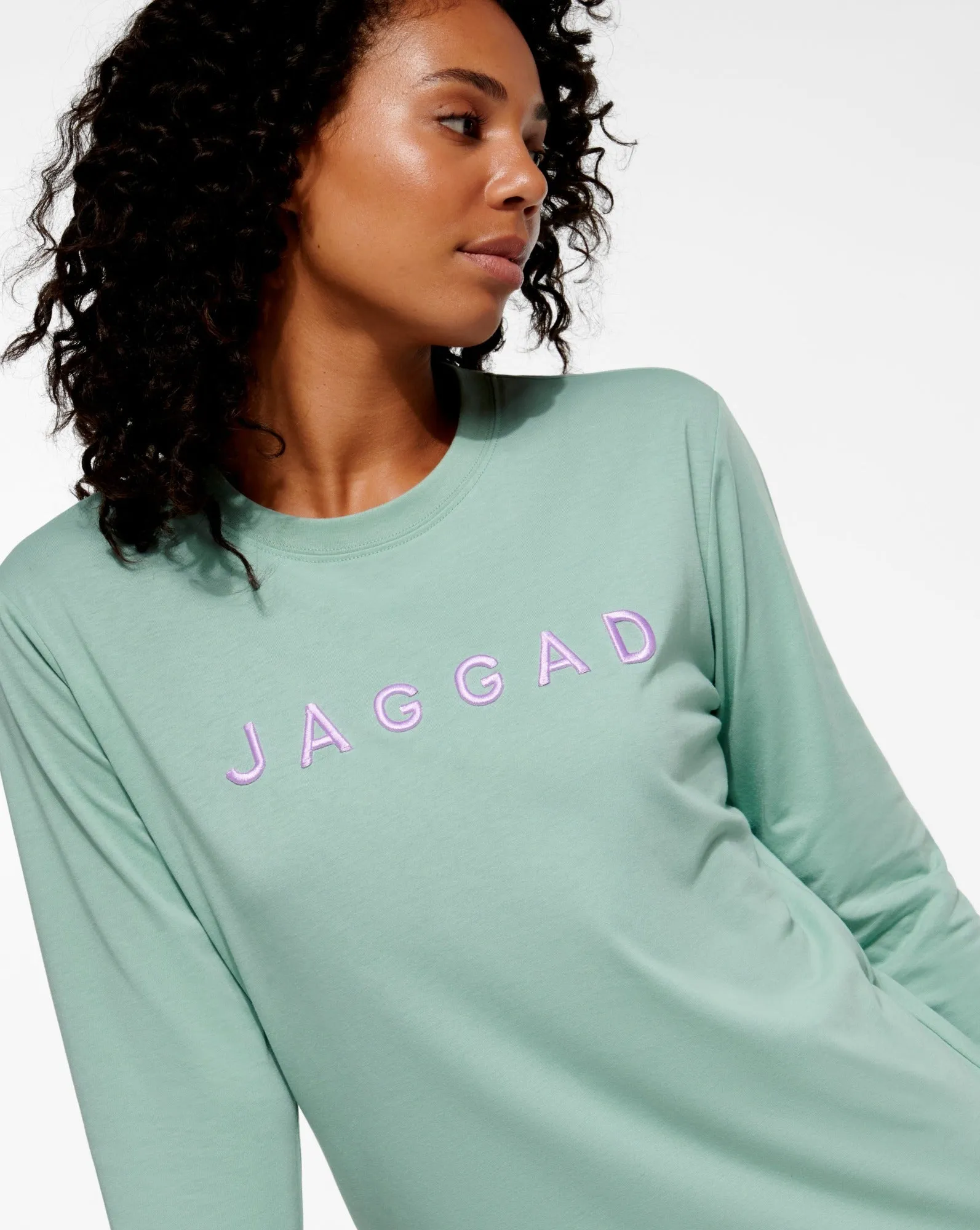 BLOCK CLASSIC LONG SLEEVE TEE SAGE