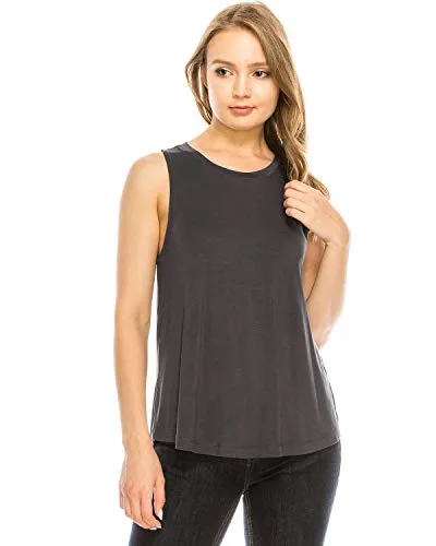 Dark Grey Tank Top Relaxed Fit