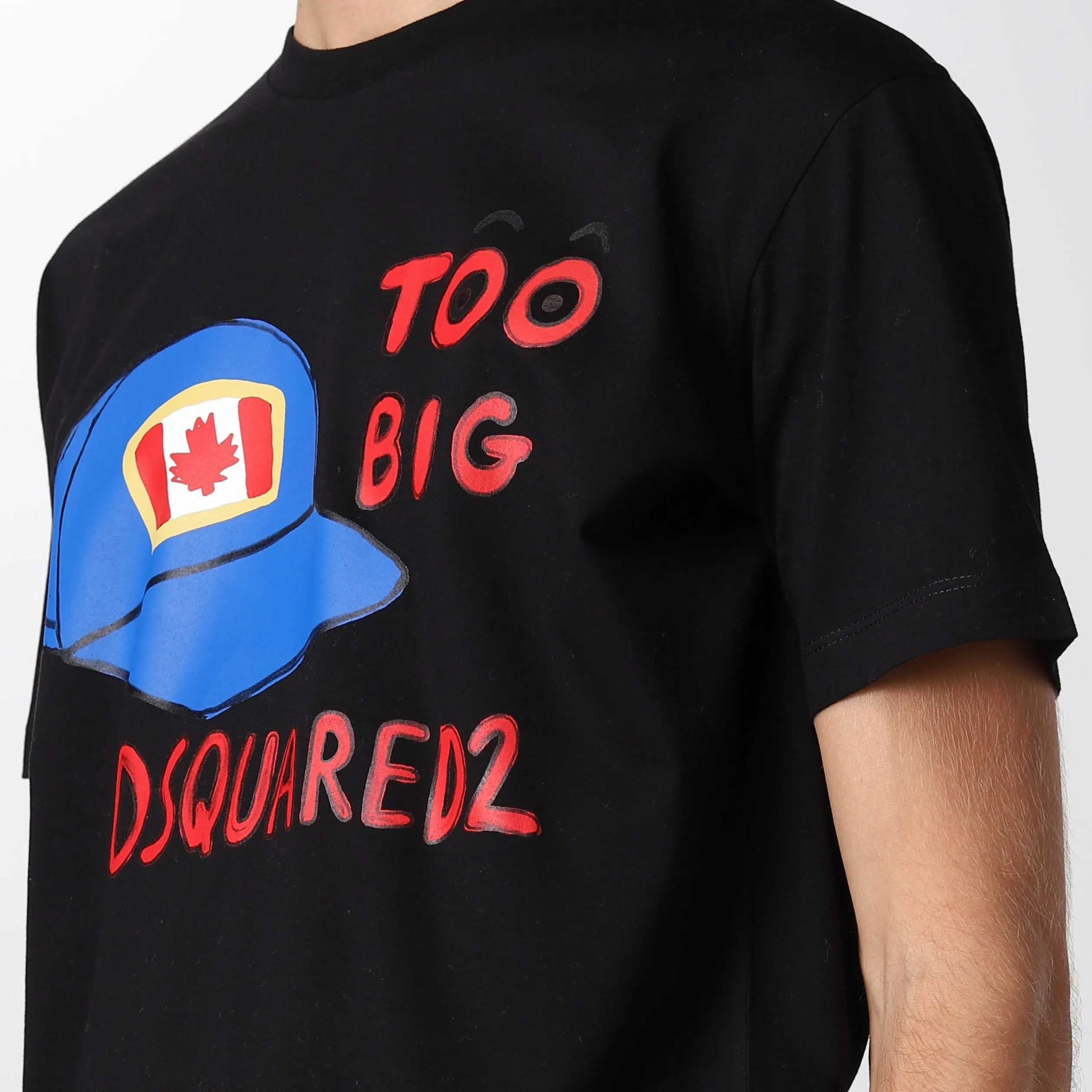 DSQUARED2 Black Cap T-Shirt