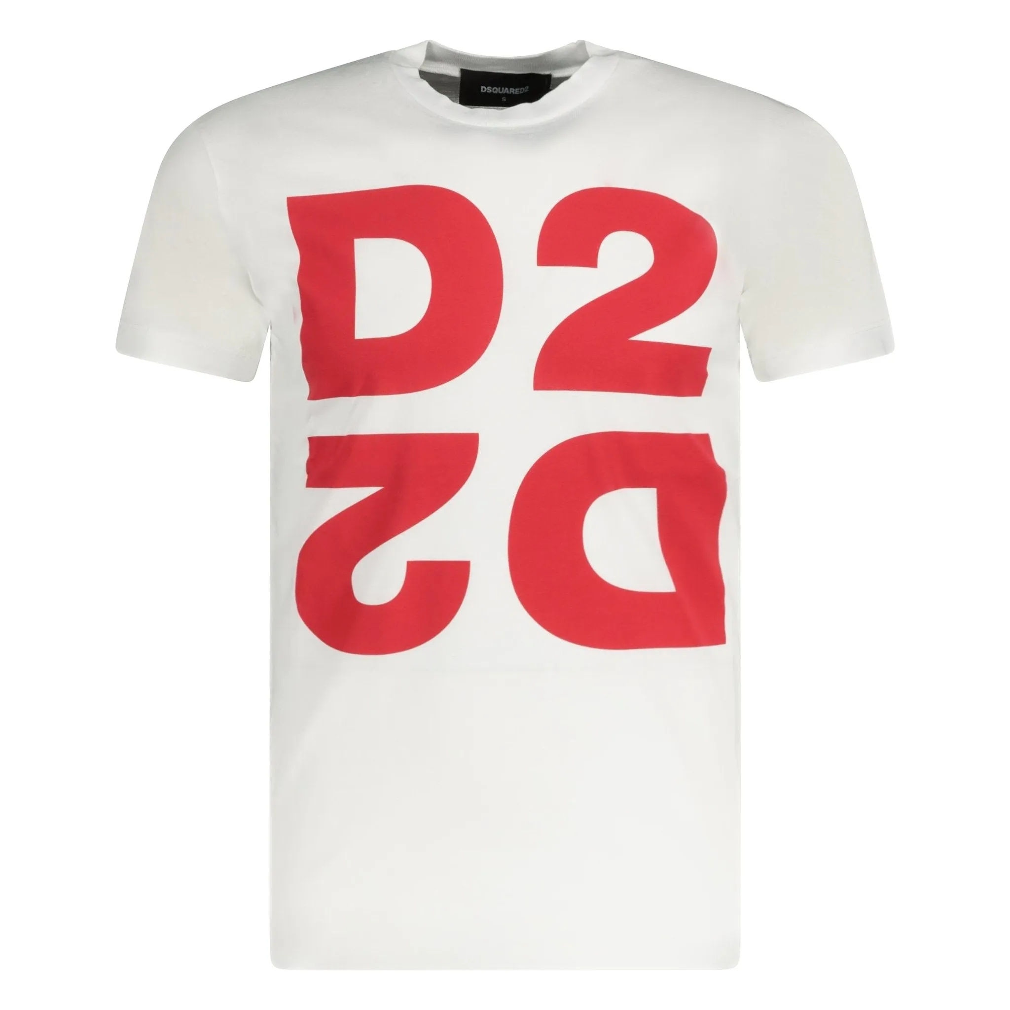 DSQUARED2 'D2' Mirror Logo T-Shirt White