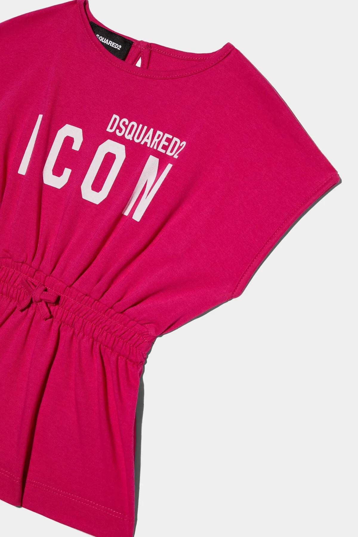 Dsquared2 Kids Icon Logo Jurk Roze