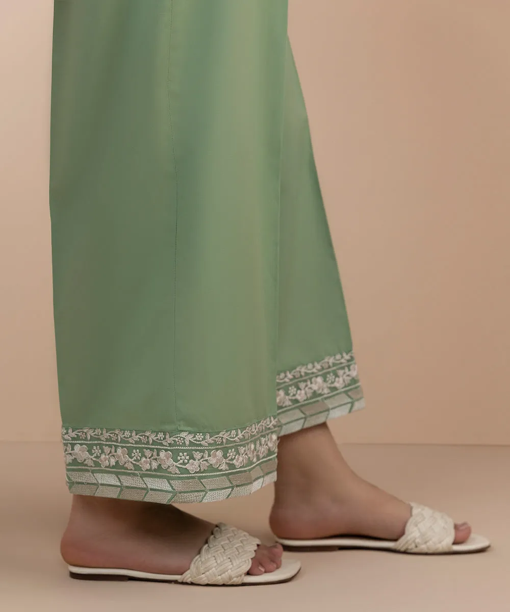 Embroidered Cambric Culottes