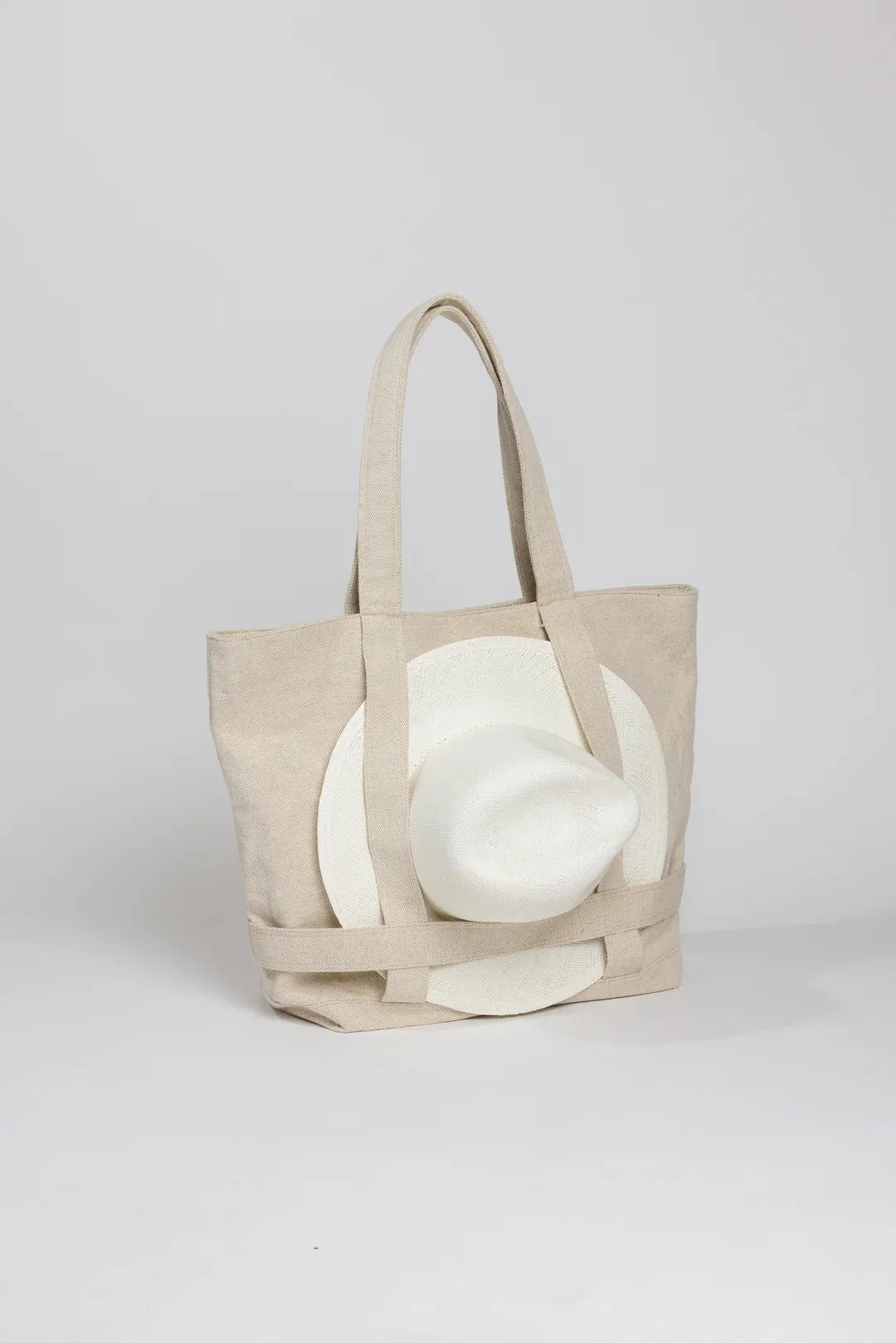 Hat Attack - The Original Canvas Traveler Bag - Solid Natural