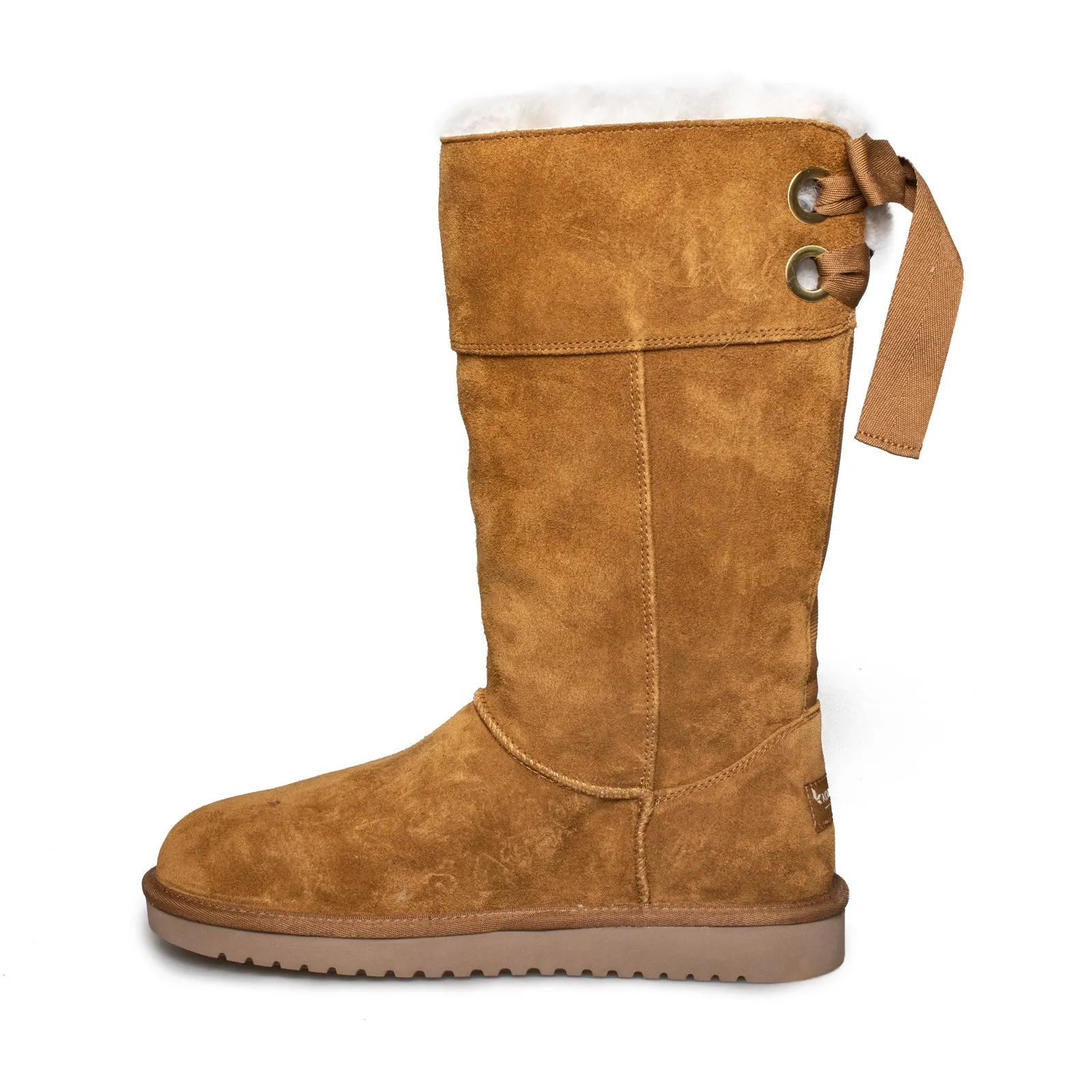 Koolaburra By UGG Andrah Tall Chestnut Boots - Women's