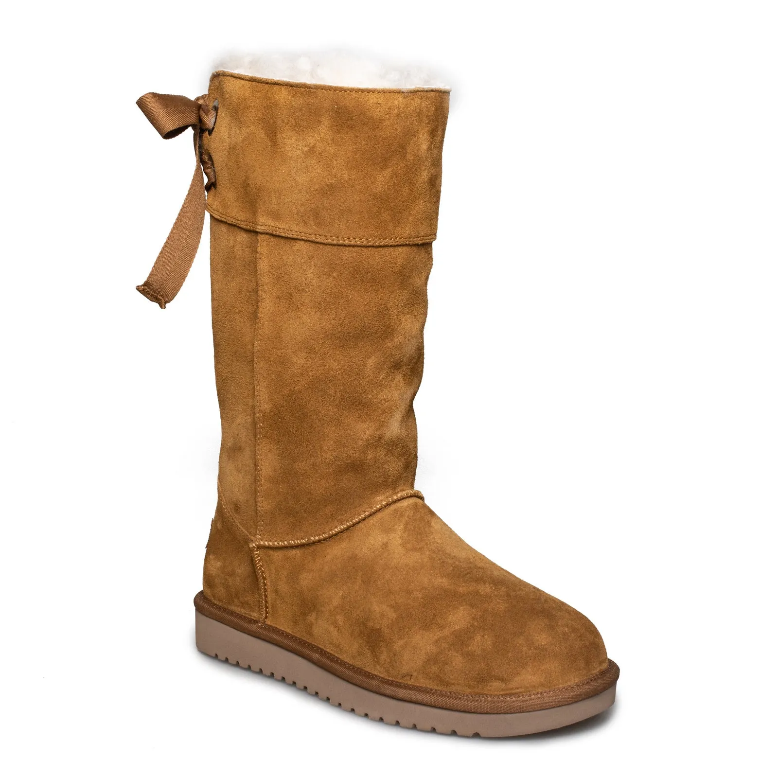 Koolaburra By UGG Andrah Tall Chestnut Boots - Women's