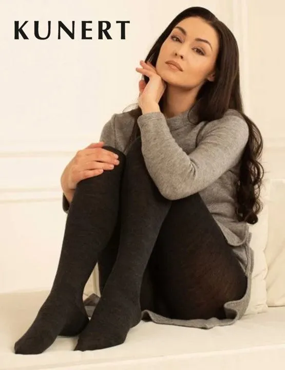 Kunert Soft Wool/Cotton Tights Black 399200