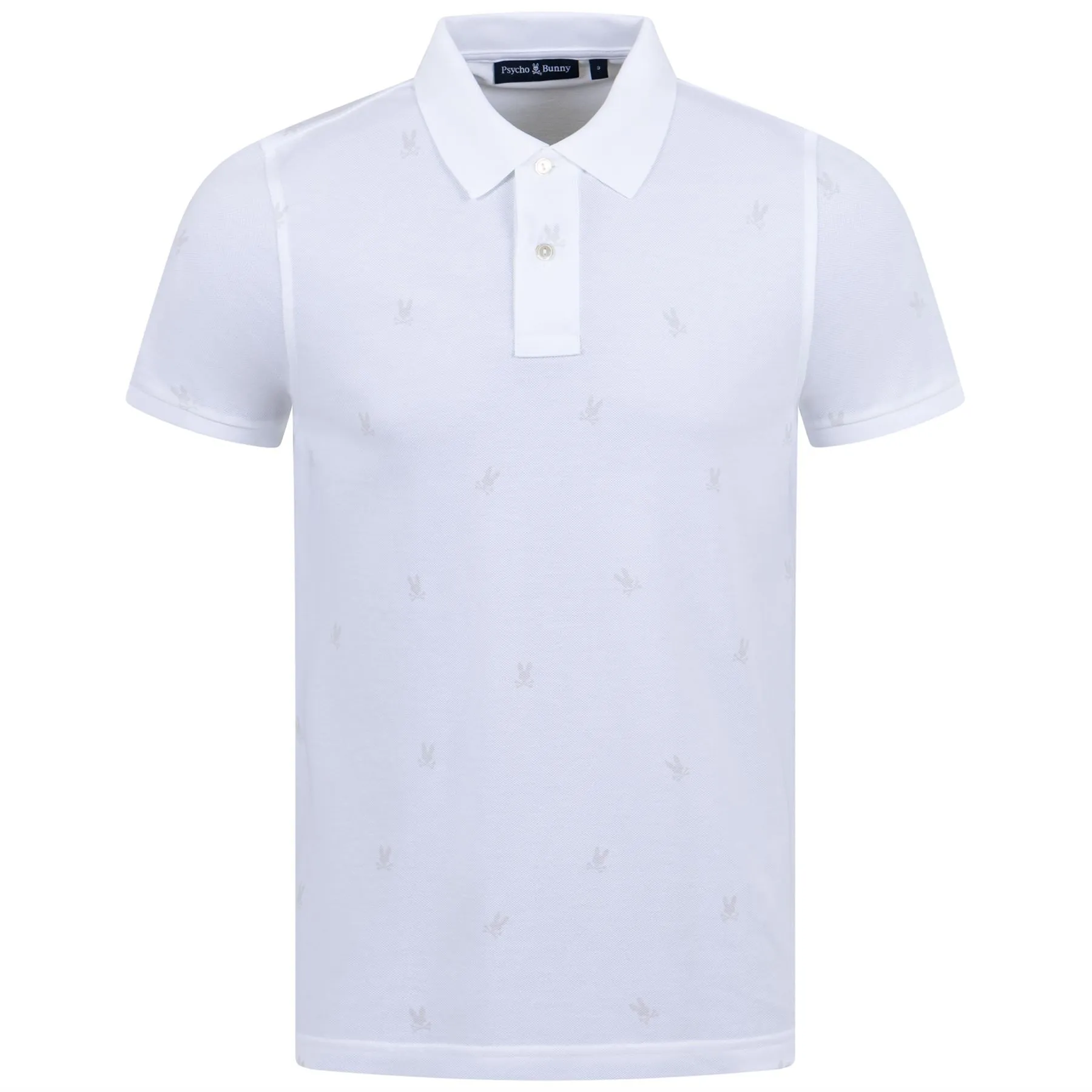 Lands Jersey Fashion Polo White