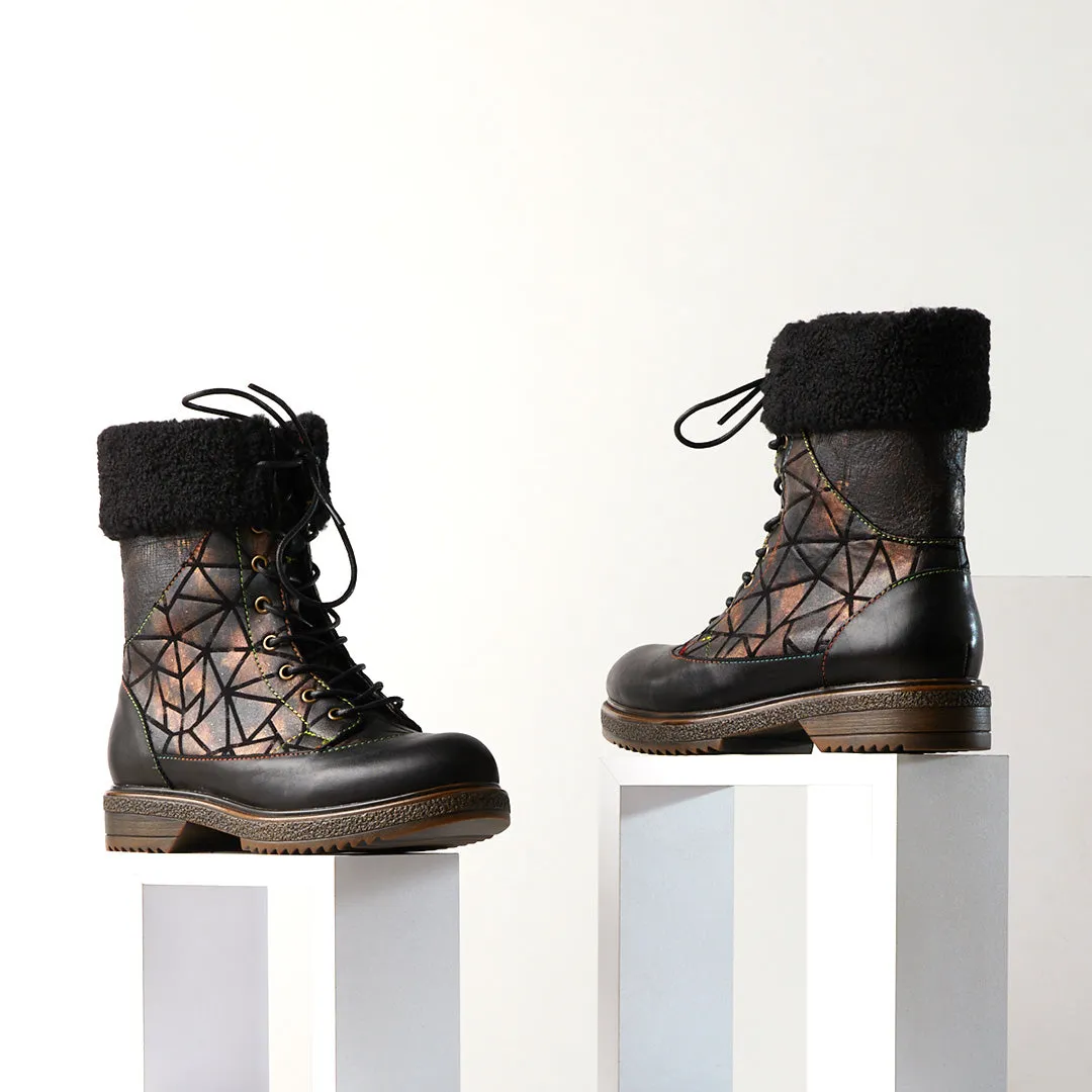 L'ARTISTE EXPLORE MID CALF BOOTS