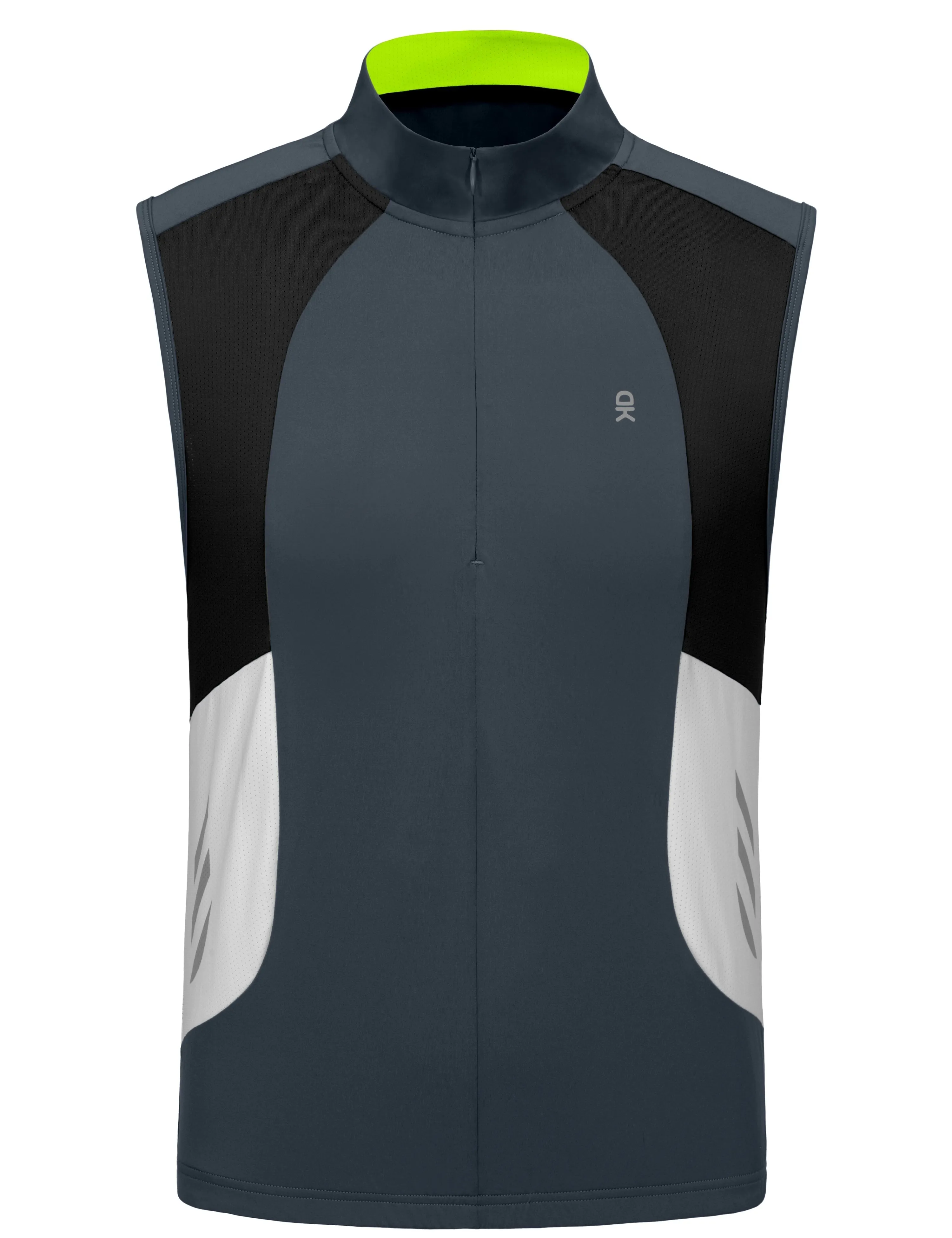 Men's Reflective Cycling Vests with 4 Rear Pockets