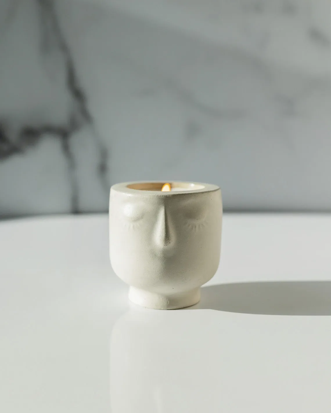 Spruce It Up Coconut Soy Candle  -  Modern Face Vessel