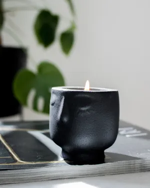 Take a Hike Coconut Soy Candle -  Modern Face Vessel Noir