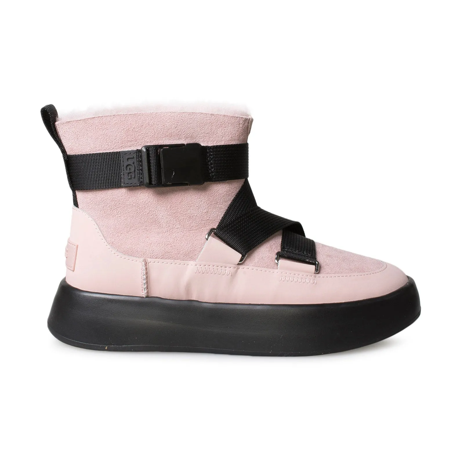 UGG Classic Boom Buckle Pink Crystal Boots - Women's