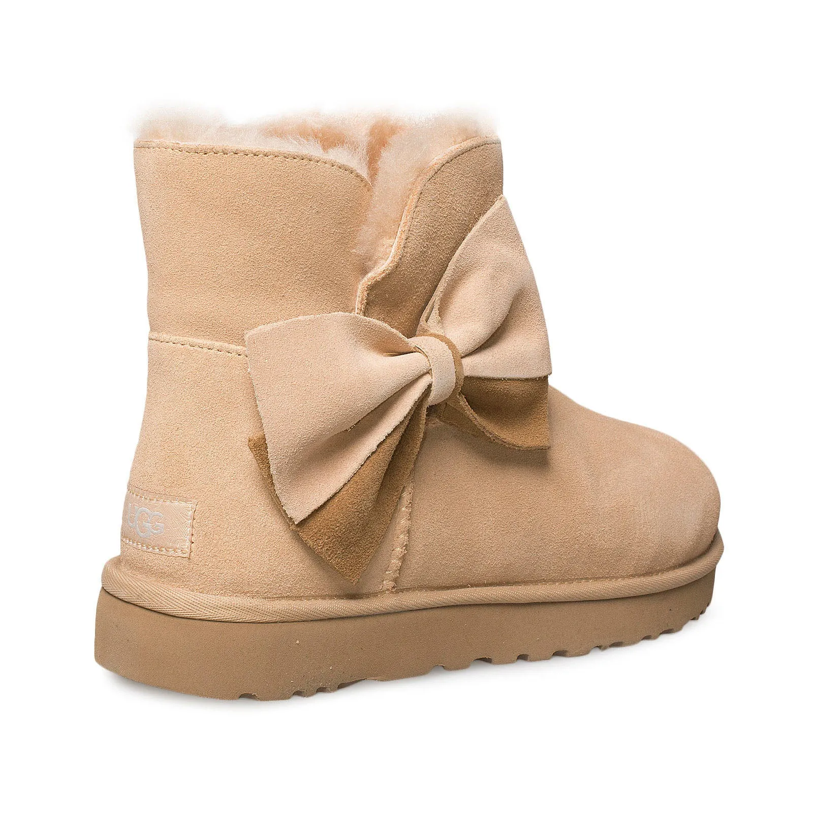 UGG Classic Mini Two Tone Bow Bronzer Boots - Women's