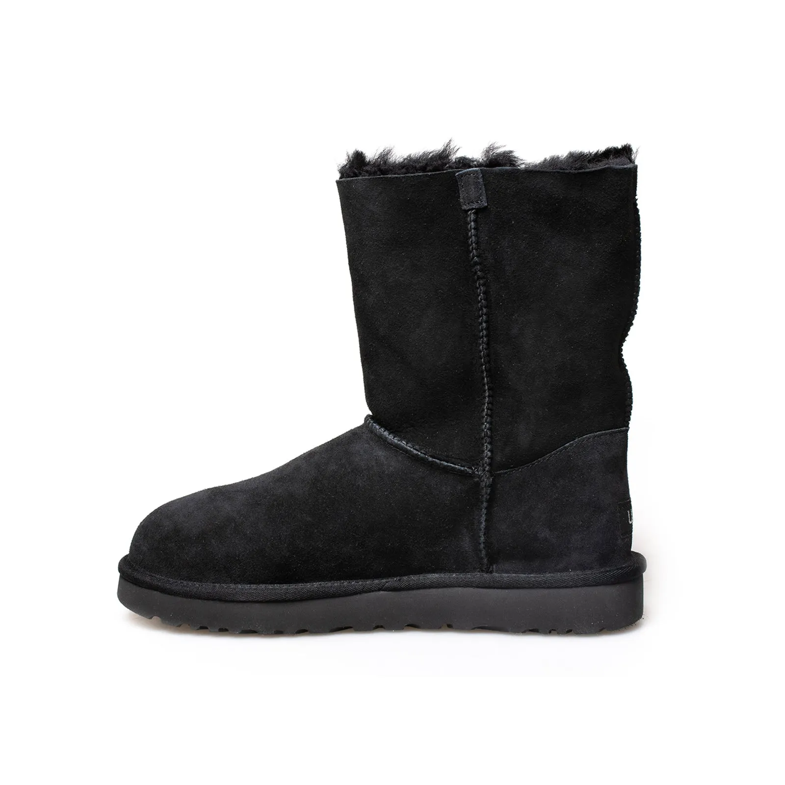 UGG Classic Short Charm Black Boots - Women's