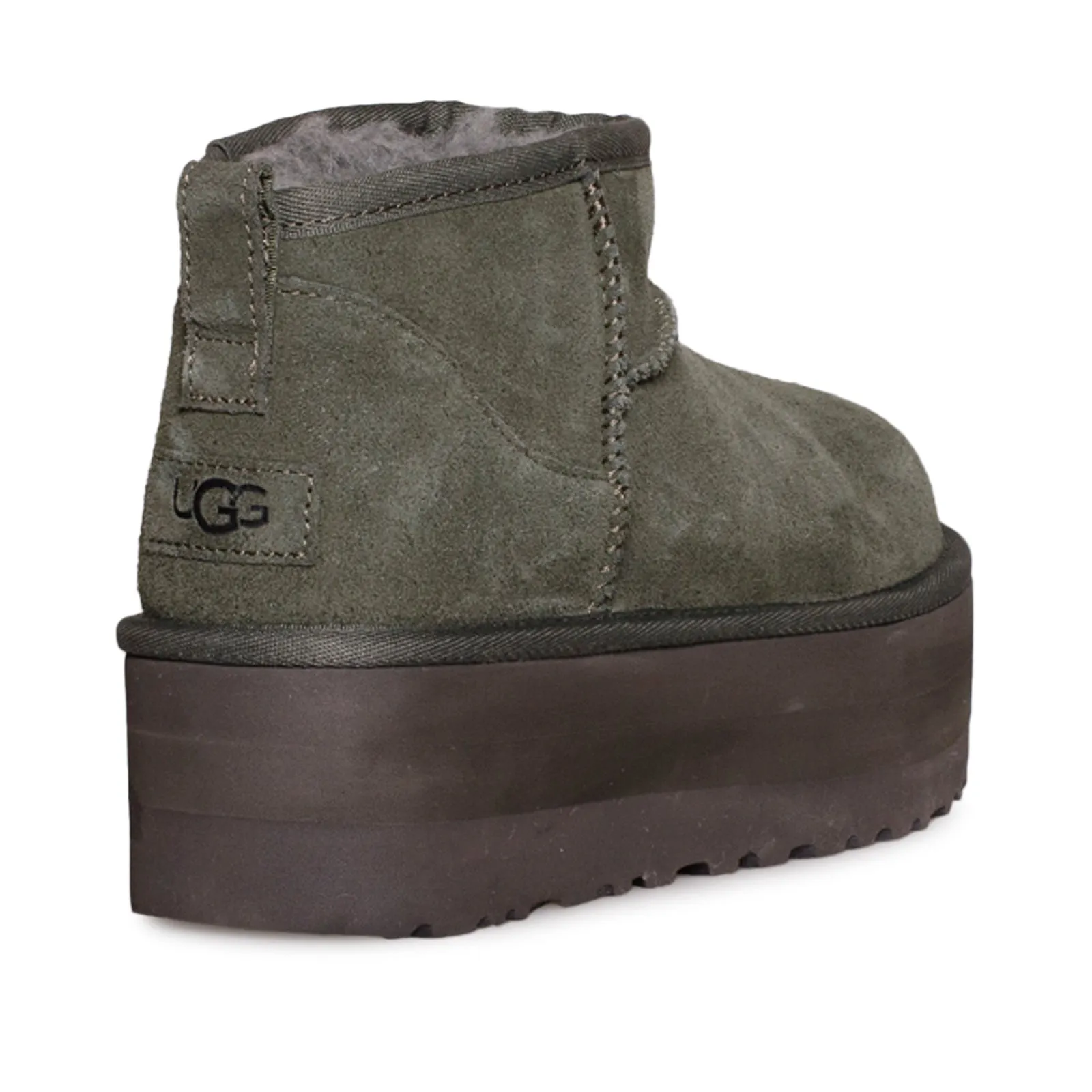 UGG Classic Ultra Mini Platform Forest Night Boots - Women's