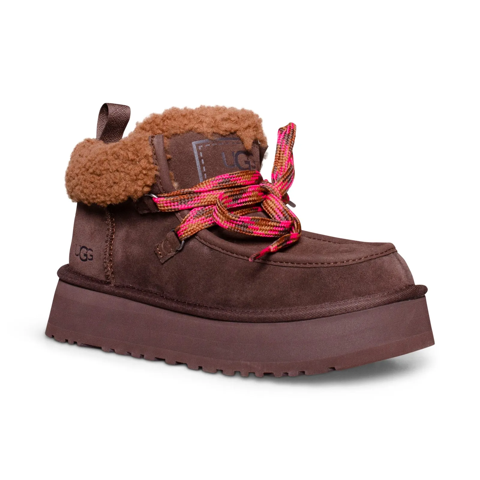 Womens UGG Funkarra Cabin Cuff Boots in Burnt Cedar - Cozy and Stylish Footwear for Winter Adventures