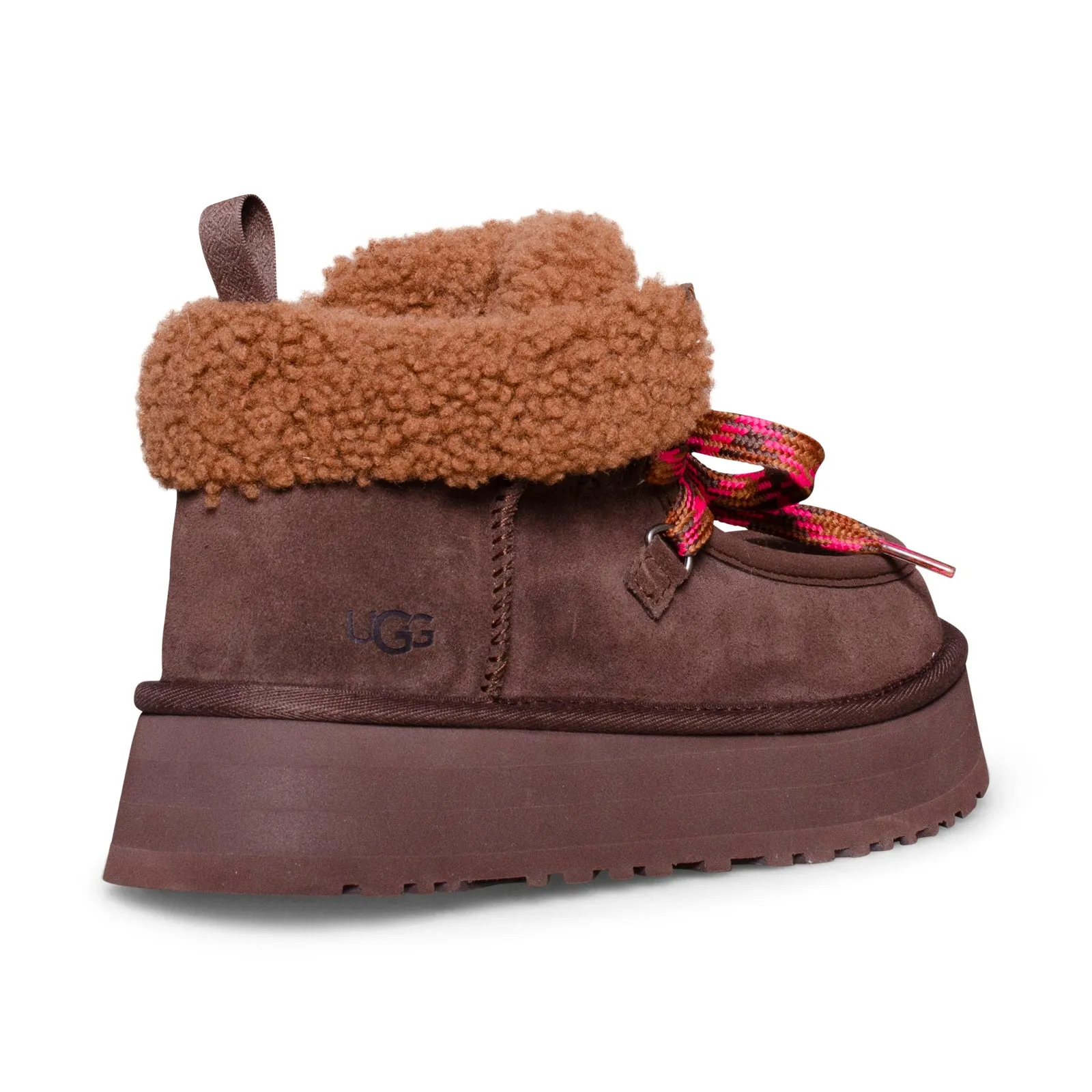 Womens UGG Funkarra Cabin Cuff Boots in Burnt Cedar - Cozy and Stylish Footwear for Winter Adventures